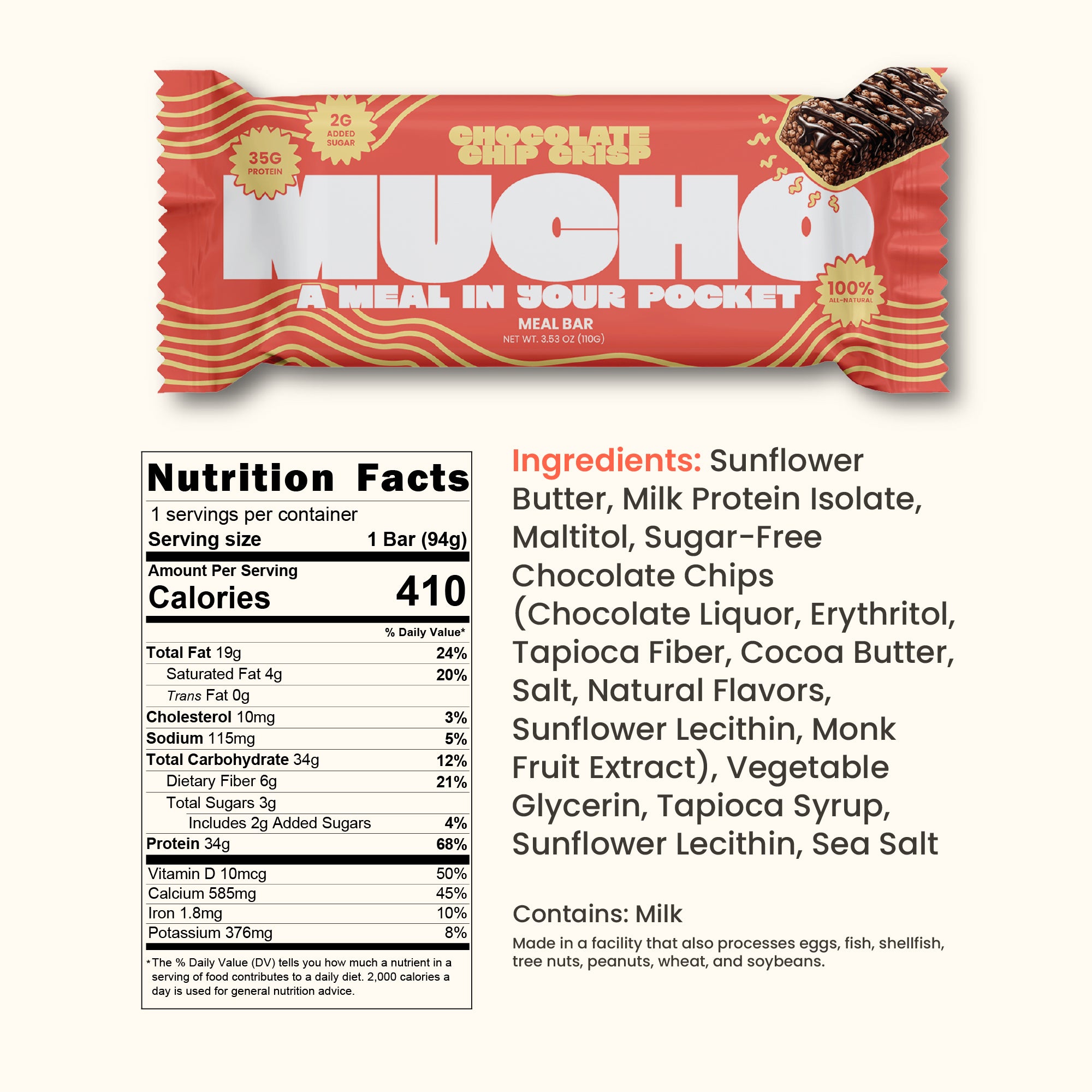 MEAL BARS (MONTH SUPPLY) - Mucho