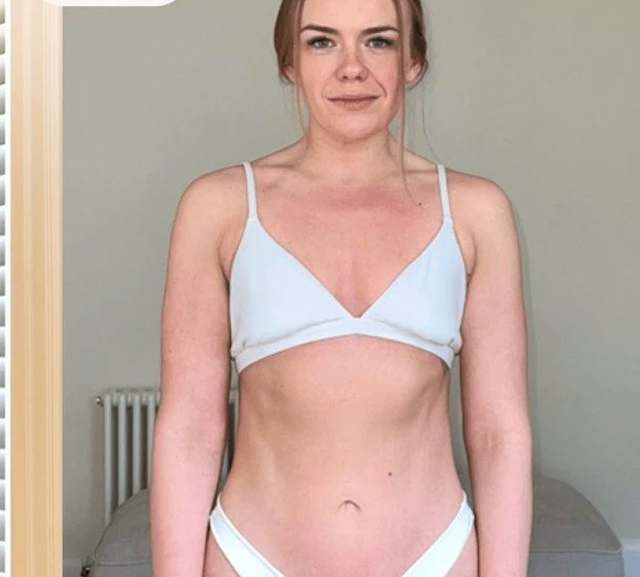 Same customer after, day 365, 152 lb